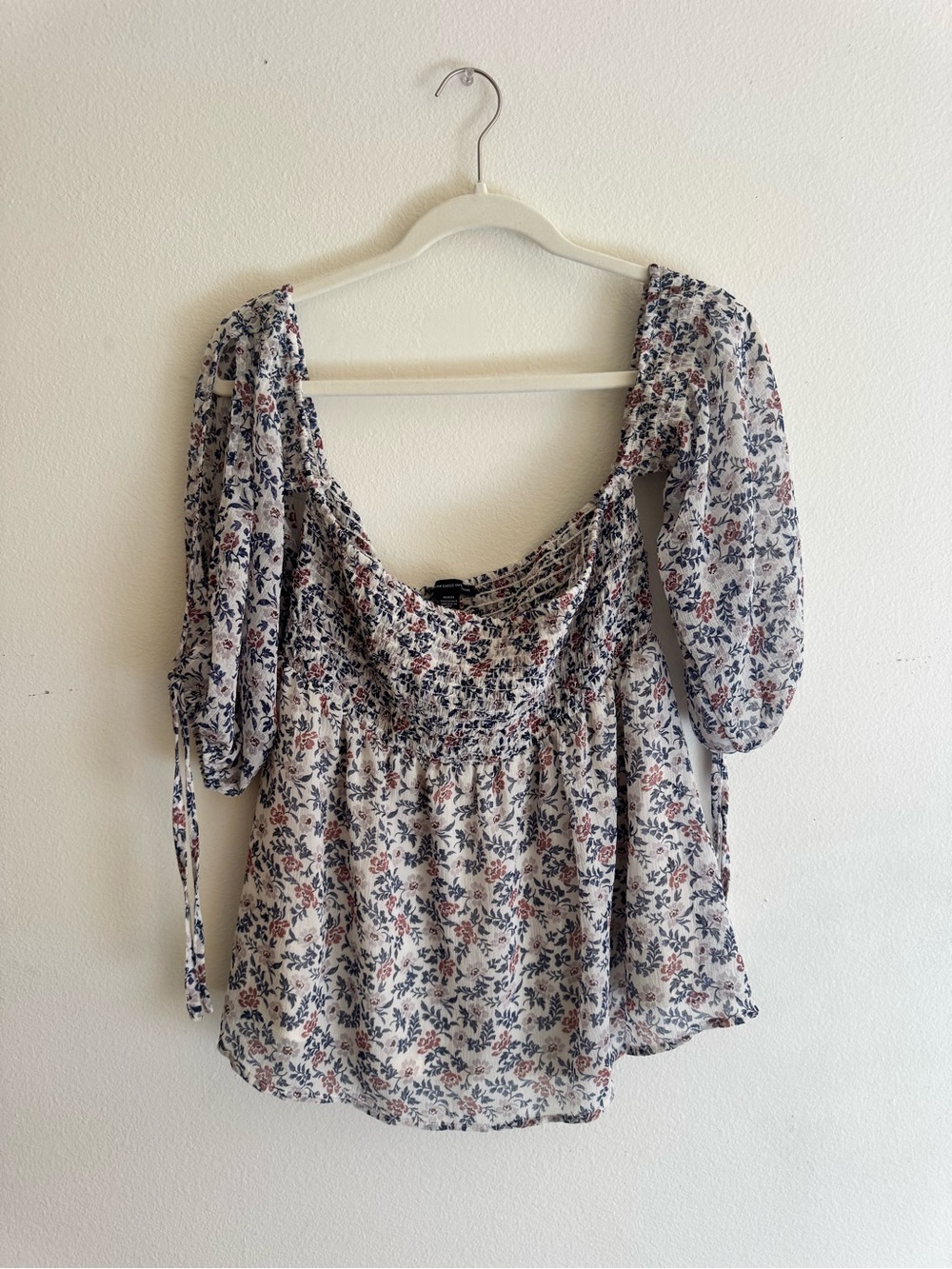 AE Floral Peasant Top